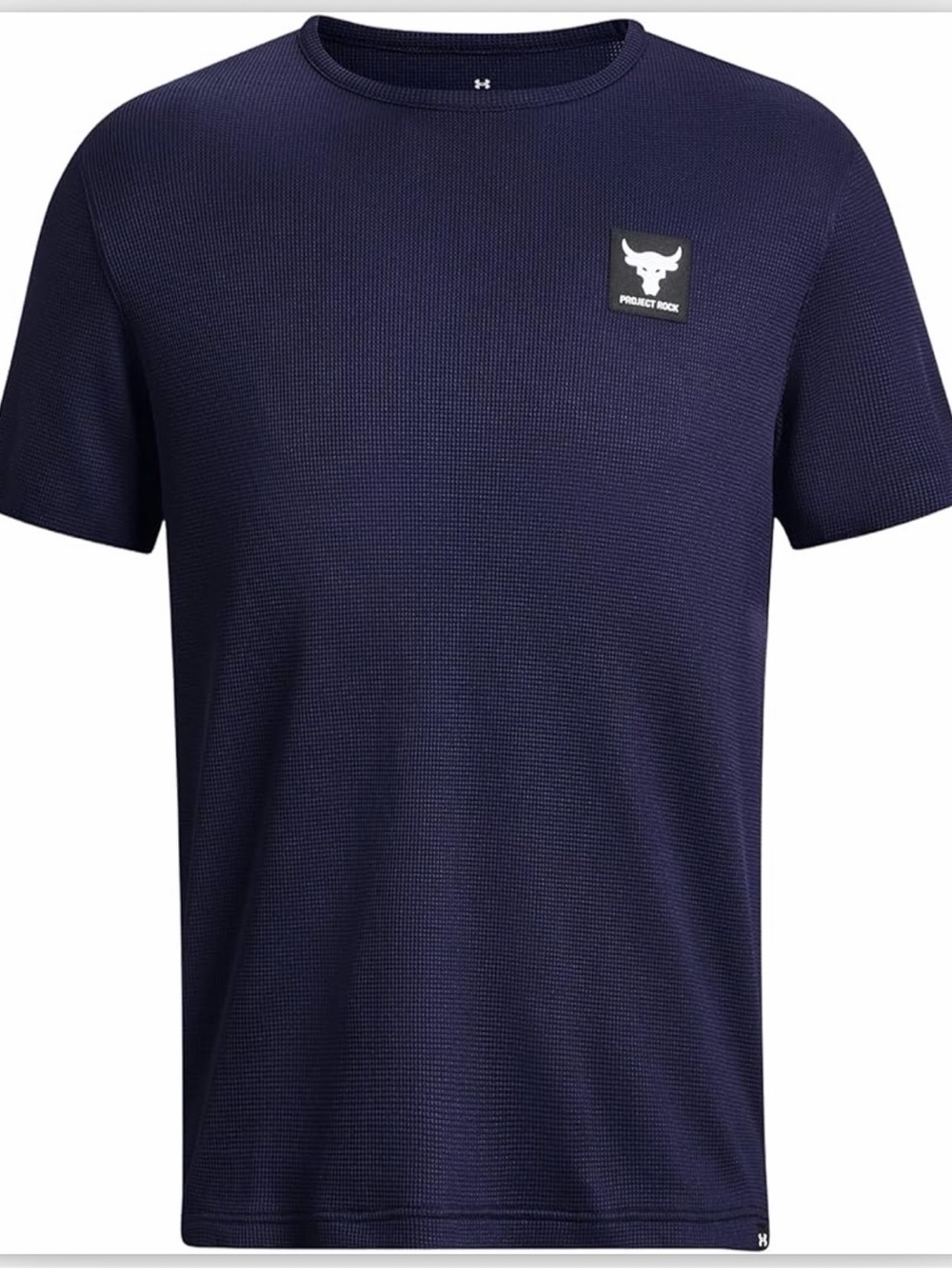 Under Armour Project Rock Navy Short-Sleeve Crew Tee